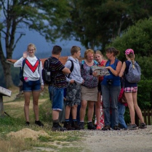 wandeling onder leiding van gids Mélanie